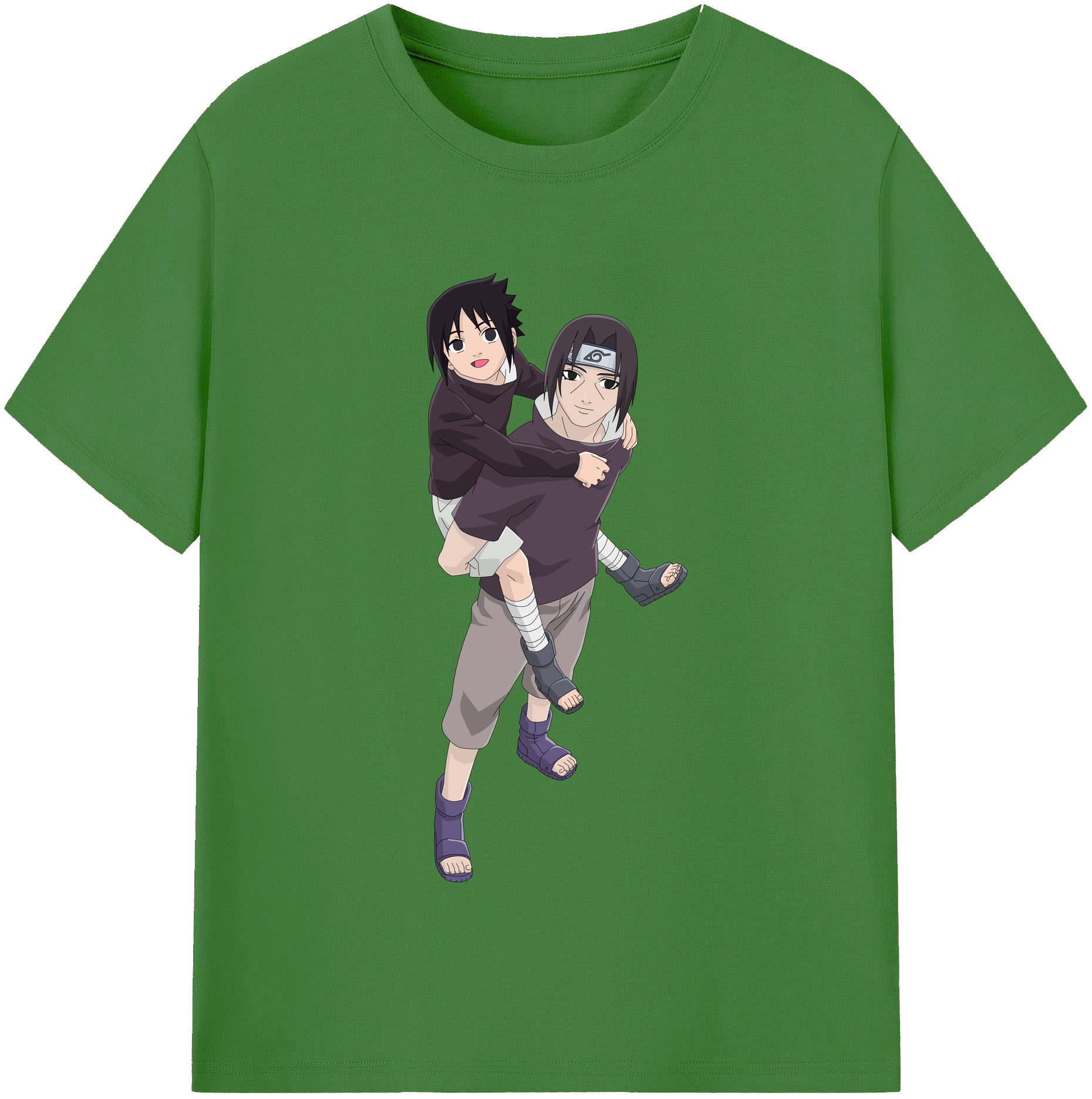 （画像用） NARUTO -ナルト- うちは イタチ Uchiha Itachi レディースカジュアルプリントTシャツ（綿100％）